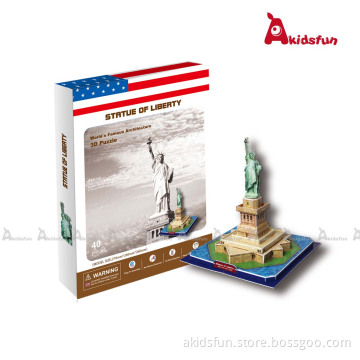 Statue of Liberty U. S. A Educational Toy 3D Puzzle